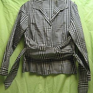 Lafayette New York 148 wrap blouse